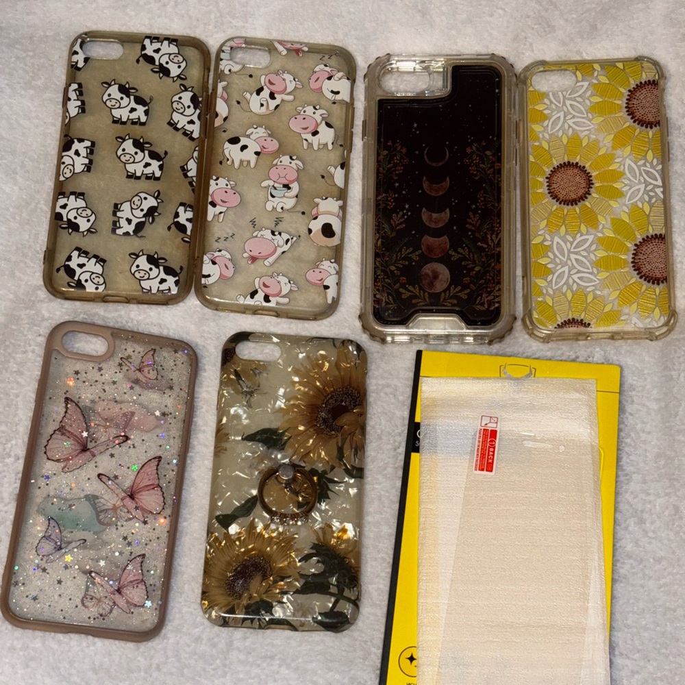 Stylish Phone Case Set with Various Designs